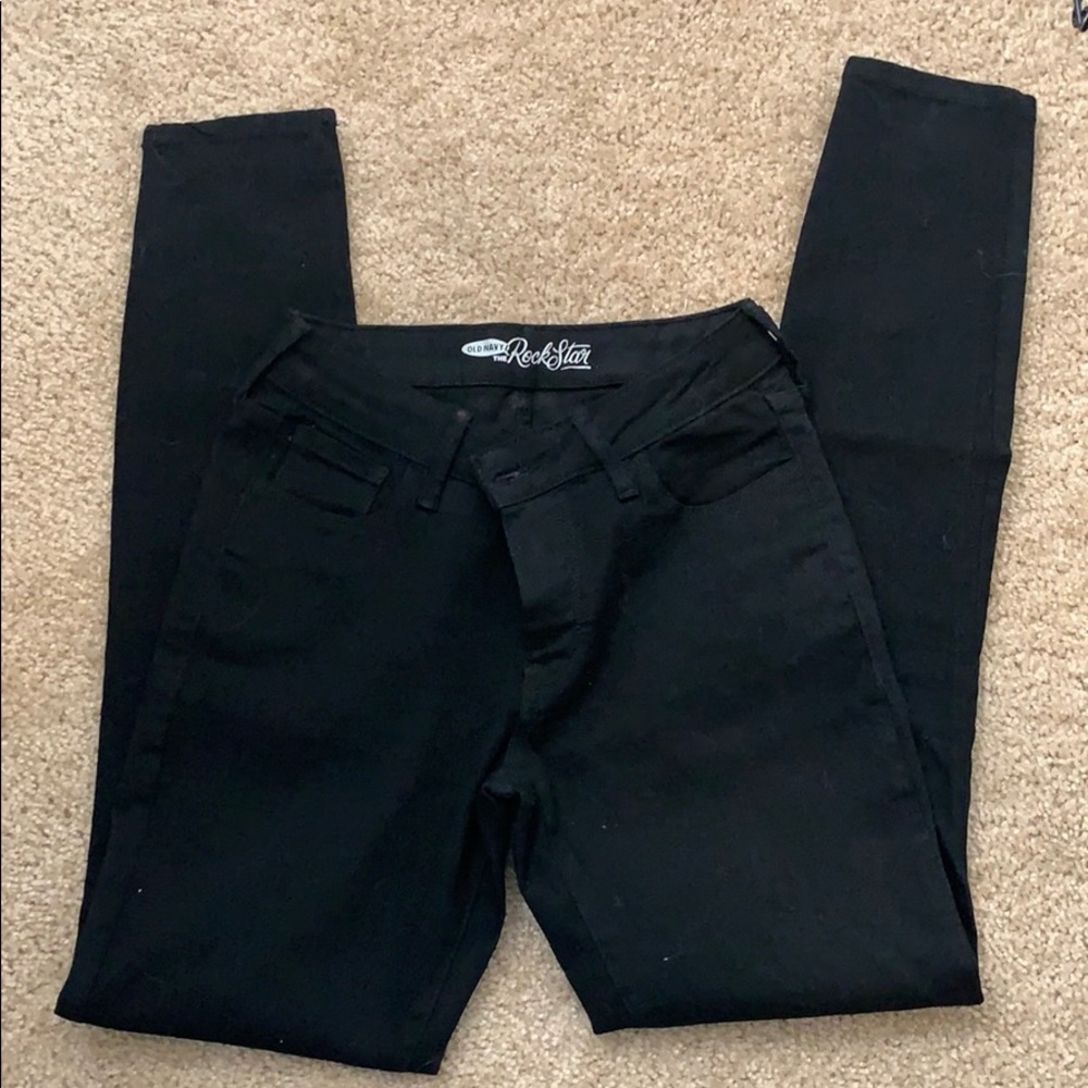 Old navy black skinny jeans